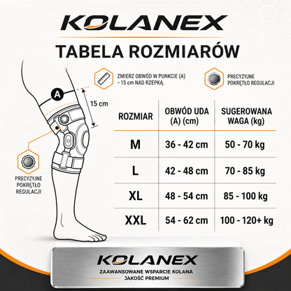 Kolanex™ - Profesjonalny Stabilizator Kolana