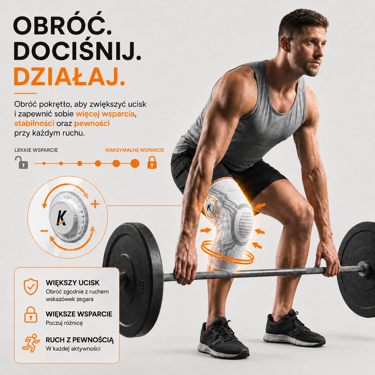Kolanex™ - Profesjonalny Stabilizator Kolana